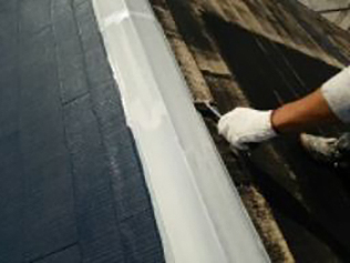 羽曳野市・藤井寺市で外壁塗装・屋根塗装・雨漏り修理なら株式会社日工板金部釘頭打ち戻しコーキングボンド